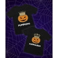 thumbnail image 4 of Jack O'Lantern Couples Halloween Shirts PumpKing PumpQueen Matching TShirts PumpKing Black Medium / PumpQueen Black X-Large, 4 of 6