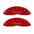 thumbnail image 2 of MGP Caliper Covers 35015SCADRD Cadillac Script Logo - Red Powder Coat - Set of 4 Fits select: 2007-2008 CADILLAC ESCALADE LUXURY, 2017 CADILLAC ESCALADE PREMIUM LUXURY, 2 of 3