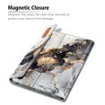 thumbnail image 2 of Fintie Portfolio Case for Samsung Galaxy Tab S8+/S8 Plus 2022/S7 FE 2021/S7 Plus 2020 12.4 inch Tablet, With S Pen Holder Multiple Angle View Cover with Pocket Auto Sleep/Wake, Cloudy Marble, 2 of 8