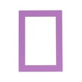 thumbnail image 1 of Dark Purple Acid Free 8x10 Picture Frame Mats with White Core Bevel Cut for 5x7 Pictures - Fits, 1 of 4