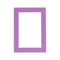 Dark Purple Acid Free 24x36 Picture Frame Mats with White Core Bevel Cut for 20x30 Pictures - Fits