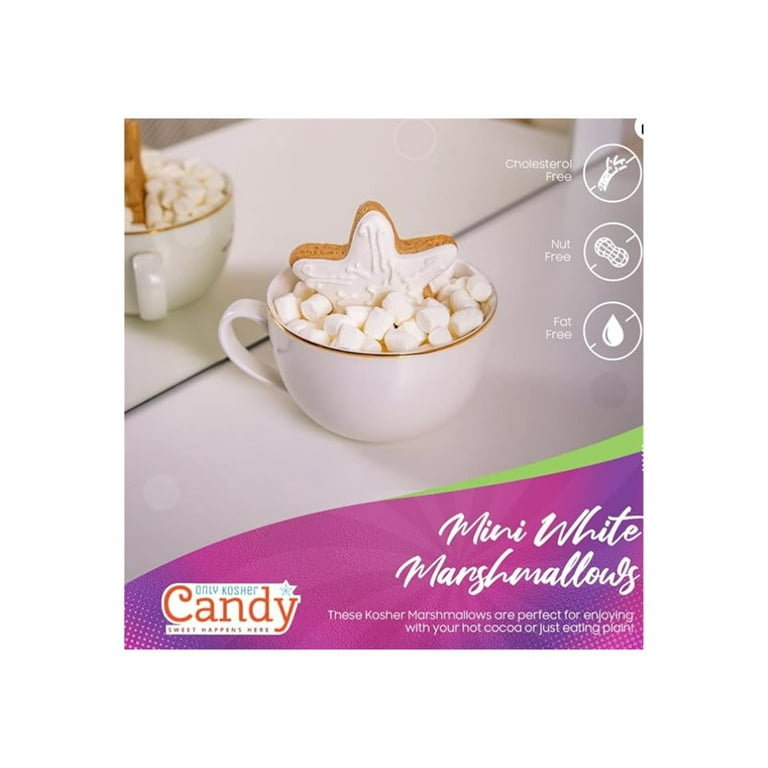 Paskesz Mini Marshmallows 8 oz, Small Soft Marshmallows for