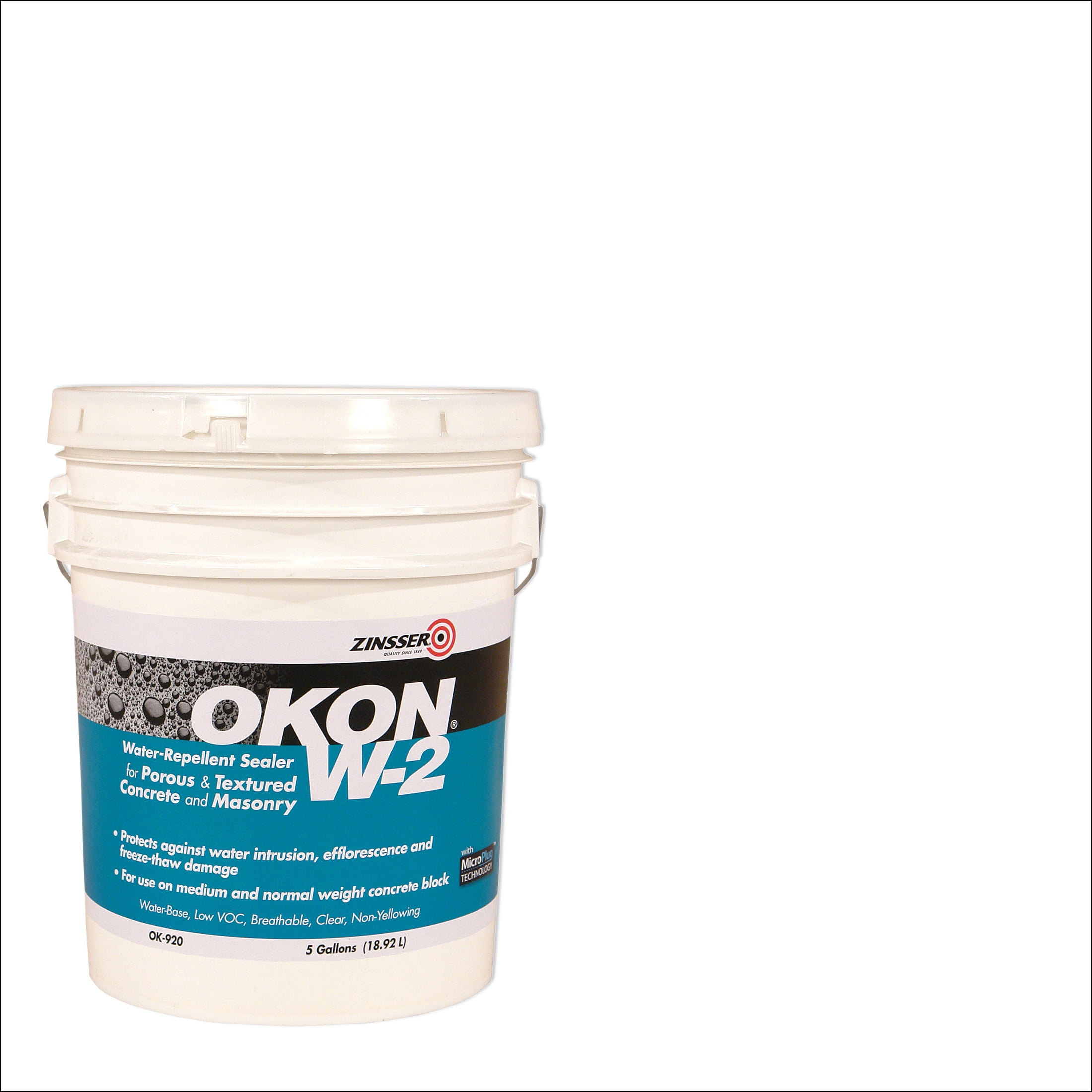 砂ふきン　804040 ワンタッチロック天板金網コーキング Clear, Zinsser Okon S-40 Water Repellent Concrete Sealer- OK640, 5