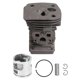 thumbnail image 1 of Chainsaw Cylinder Head Piston Kit 537320402 Replacement for Husqvarna 455 455E 460 Rancher, 1 of 4