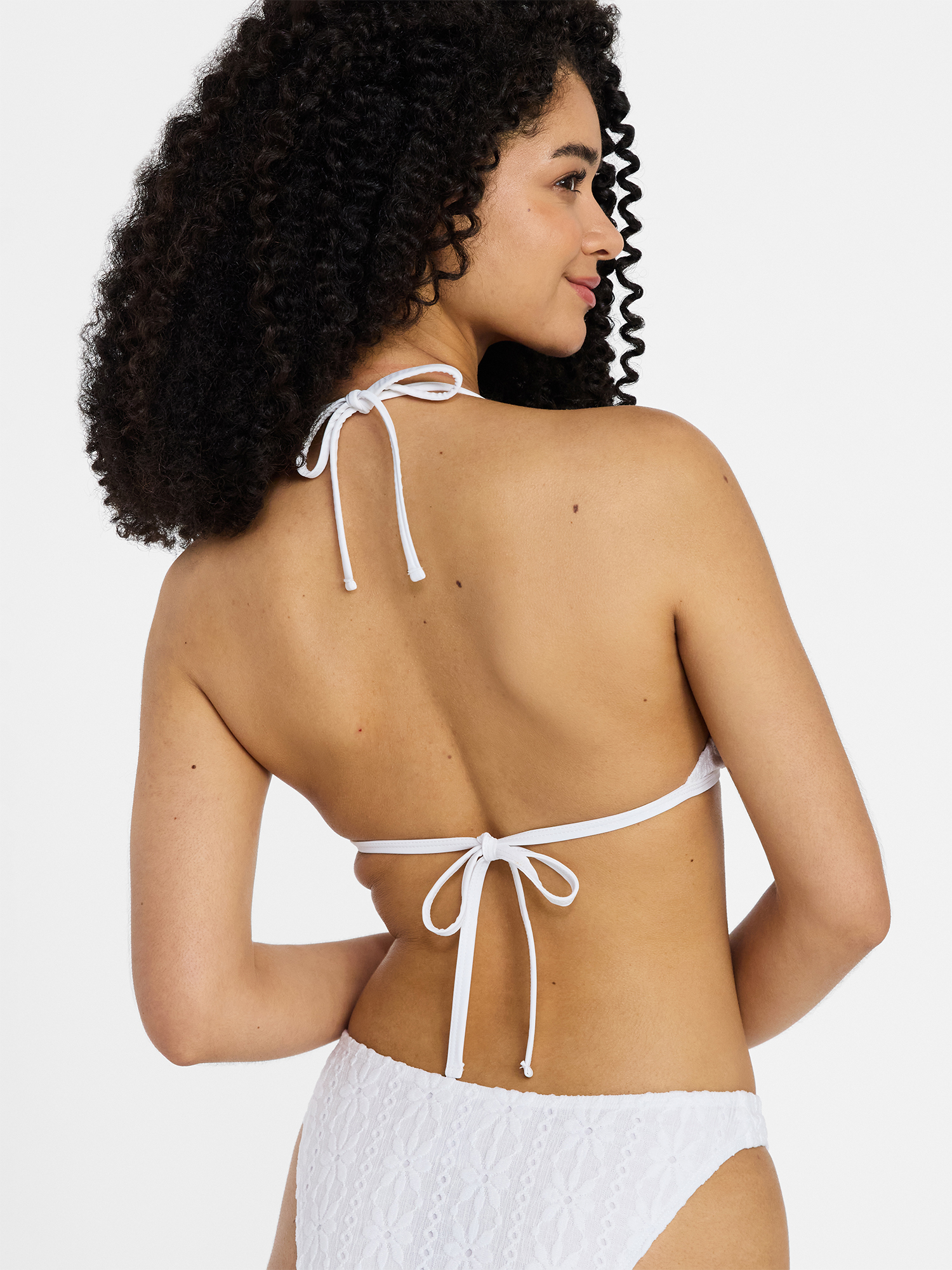 No Boundaries Missy Daisy Triangle Bikini Top, Women's XXS-XXL