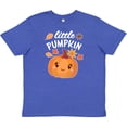 thumbnail image 3 of Inktastic Cute Little Pumpkin with Fall Leaves Youth T-Shirt, 3 of 5