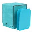 thumbnail image 4 of facefd Étui en Cuir 100+ Cartes pour Cartes de Visite Bleu Clair, 4 of 5