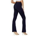 thumbnail image 5 of Conceited Women's Uplift Stretch Bootcut Knit Dress Pants with Pockets, 5 of 6