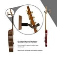 thumbnail image 4 of Bass Neck Hanger, Stable Support Detachable Walnut Base Guitar Hook Holder with Screws for Musical Instruments, 4 of 7