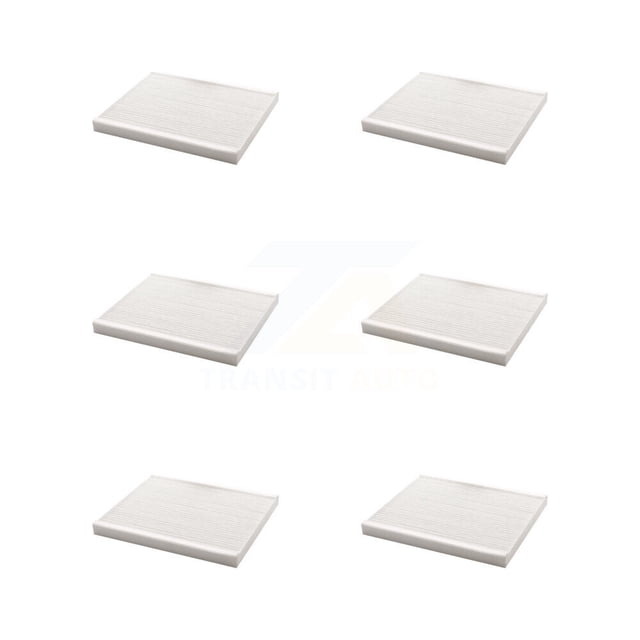PUR Cabin Air Filter (6 Pack) for Car Hyundai Elantra Kia Forte Accent GT Tucson Rondo Forte5 Coupe Koup K54-100607