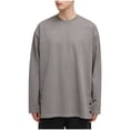 thumbnail image 2 of Awdenio Men Sweatshirt Oversized Vintage Long Sleeve T-Shirts Soft Comfort Fit Crewneck Sweatshirt, 2 of 8