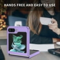 thumbnail image 6 of Allytechgroup for Samsung Galaxy Z Flip 7 Case, Hard PC Slim Fit Anti-Scratch Lightweight Protective Shockproof Back Cover Phone Case for Samsung Galaxy Z Flip 7, Purple, 6 of 6