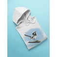 thumbnail image 3 of Pastell Cute Bird On A Branch Hoodie Women's -Ashvin Harrison Designs, Female Large, 3 of 4
