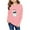 Pink, variant on Utoimkio Toddler Boy Girls Christmas Pullover Sweatshirts Long Sleeve Shirts Cute Print Crewneck Sweatshirts Tee Tops Little Boy Girls Fall Winter Clothes for Kids