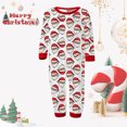 Matching Family Christmas Pajamas White Christmas Crew Neck Long Sleeve