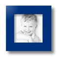 thumbnail image 2 of ArtToFrames 5x5 Inch Blue Picture Frame, This Blue Wood Poster Frame is Great for Your Art or Photos, Comes with Regular Glass (4118), 2 of 7