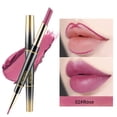 thumbnail image 1 of 14 colores 2 en 1 lápiz labial mate resistente al agua de larga duración para mujeres, 1 of 5