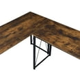 thumbnail image 6 of ACME Zaidin Writing Desk in Weathered Oak and Black, 6 of 9