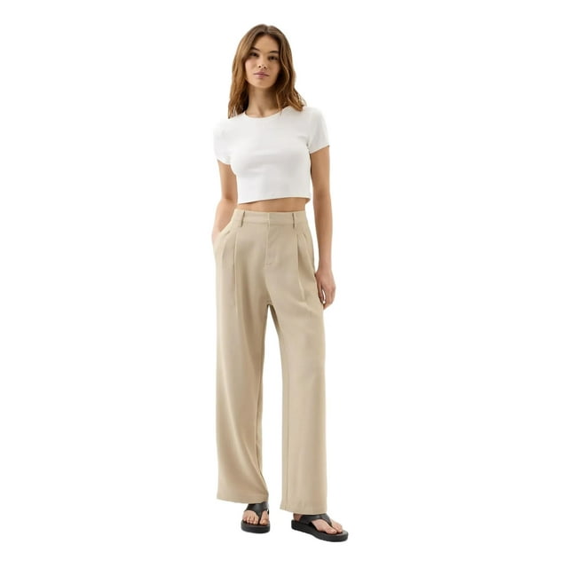 Pantalones GAP Mujer Easy Trouser Bedrock Talle 12