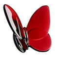 thumbnail image 2 of deevoka Crystal Butterfly Figurine Flying Butterfly Figurine for Bookshelf Fireplace Red, 2 of 9