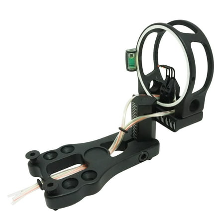 Safari Choice Archery 4-Pin Fiber Optic 0.019 Bow Sight Black