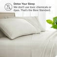 thumbnail image 5 of Bare Home  Double Brushed Pillowcase Set (Set of 2) Modern Plaid - Stone/White Standard, 5 of 7