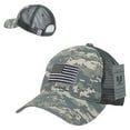 thumbnail image 2 of Ripstop Trucker Cap, USA Flag, ACU, 2 of 3