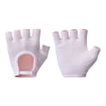 thumbnail image 2 of AWHAO Gants de Cyclisme pour Femmes Sans Doigts Respirants Gants d'Entraînement pour Gym Musculation Rose, 2 of 9