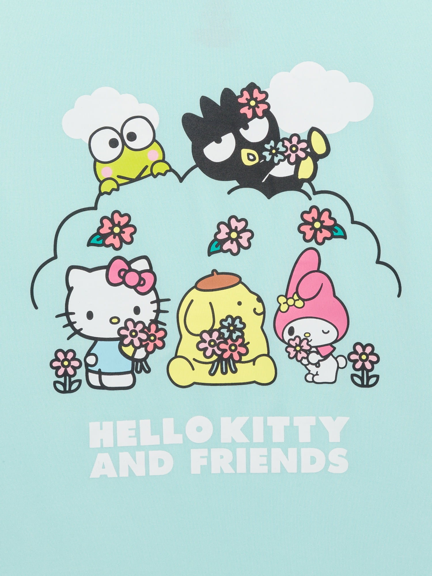 Hello Kitty Women's Graphic Tee and Short Set, 2-Piece, Sizes XS-3X