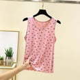 thumbnail image 2 of ZVNAΖH Women's Floral Print Undershirt Tank Top, Soft Sleeveless Crew Neck Loungewear & Layering Camisole, L-2XL, 2 of 9