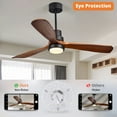 thumbnail image 4 of Luz De Adaptación De Luz De Ventilador De Techo, Reemplazo De Luz LED De Ventilador De Techo 3CCT 3000K 4000K 6000K Para El Hogar, 4 of 7