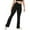 Black, variant on Pants for Women's Workout Leggings Stretch Non-See Through Bootcut Yoga Pants