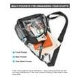 thumbnail image 5 of Deago Clear PVC Sling Bag Stadium Approved Clear Shoulder Crossbody Backpack for Hiking, Stadium or Concerts (Gray), 5 of 9