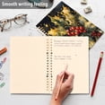 thumbnail image 5 of Notebook 8.3x5.7x0.4 Inch One Sizex1 Journey Note Diary Hardcover Notebook 60 Pages,80g Paper Writing Smooth and Not Easy to Break Pretty Holly and Mistletoe, 5 of 8