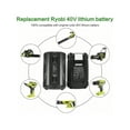 thumbnail image 6 of 1/2Packs 40 Volt 6.0Ah OP4040 Replacement For Ryobi 40V Lithium Battery OP4050A OP40601 OP4026A OP40601 OP4030, 6 of 8