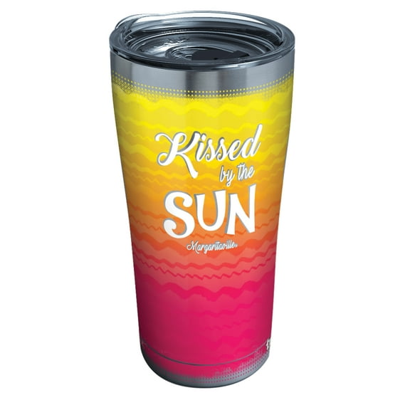 Tervis Margaritaville - Kissed By Sun Triple Walled  Insulated Tumbler Travel Cup Keeps Drinks Cold & Hot, 20oz, Stainless Steel