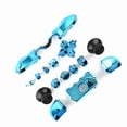 thumbnail image 4 of Conjunto completo de botones Mod, pieza de repuesto para control de Microsoft Xbox One con conector de 3,5 mm (azul), 4 of 14