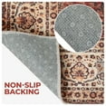 thumbnail image 3 of BNM Vintage Non-Slip Washable Indoor Area Rug, 2'7" x 8', Beige, 3 of 9