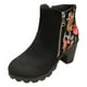 thumbnail image 1 of NECHOLOGY Botas Mujer Adulto Femenino Zapatos Botines de mujer Botas bordadas de estilo étnico para mujer, botas de moda de gamuza con borde grueso y cremallera lateral, tacón medio (Black, 8), 1 of 7