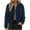 Navy_Z, variant on TKLPEHG Suede Jacket for Women Fall Winter Y2k Faux Leather Open Front Coat Long Sleeve Outwear Blazer Jackets (Green_Z,L)