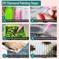 thumbnail image 4 of Pintura de diamante nueva DIY 5D pintura de diamante completo bordado Van Gogh noche estrellada kits de punto de cruz pintura al óleo abstracta artesanía de resina decoración del hogar 30X40Cm, 4 of 5