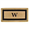thumbnail image 1 of Nedia Home 02179W Single Picture - Black Frame 36 x 72 In. Heavy Duty Coir Doormat - Monogrammed W, 1 of 1