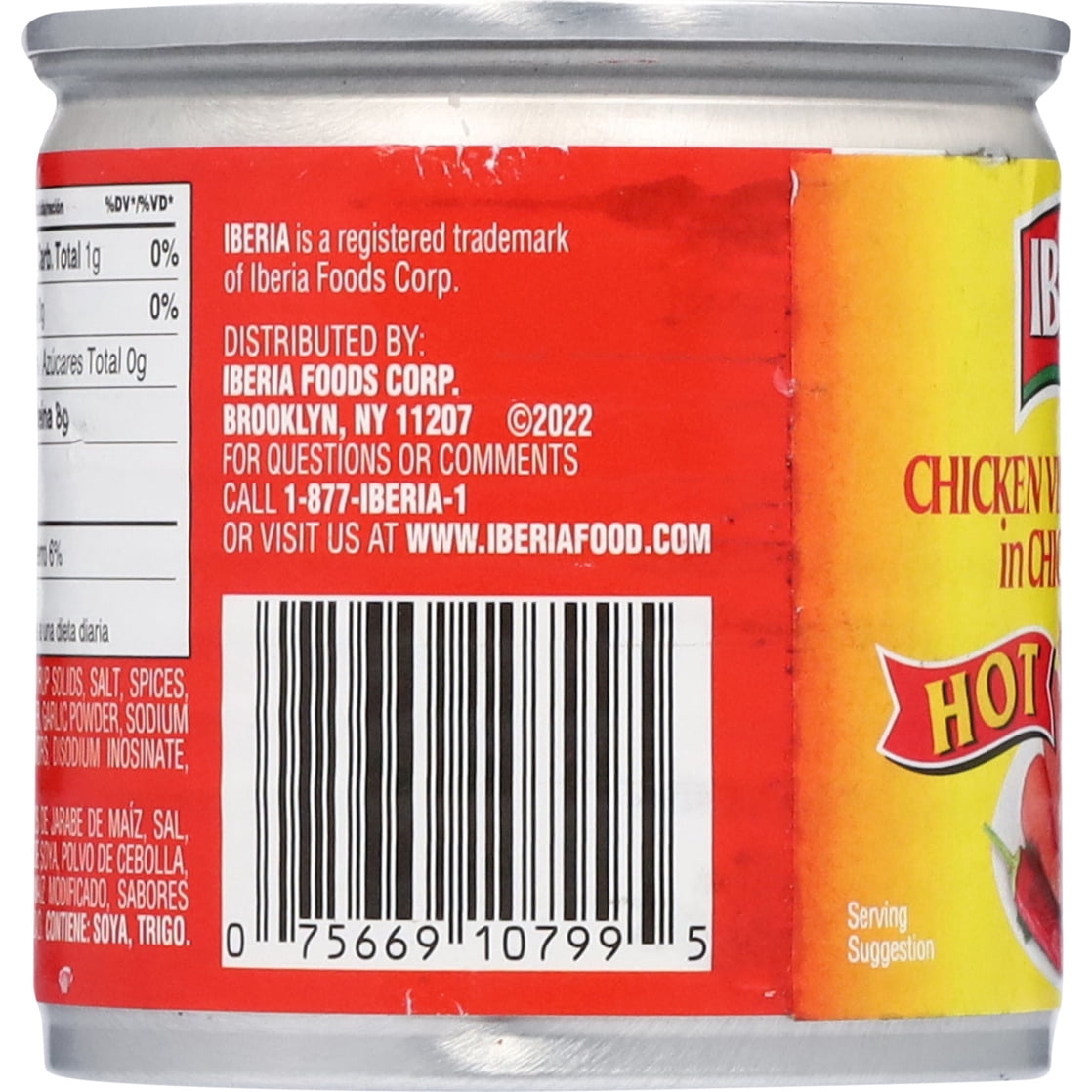 Iberia Hot Chicken Vienna Sausages in Chicken Broth, 5 oz