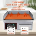 Electric Countertop Griddle Grill Griddle 110V Restaurant Grill