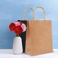thumbnail image 3 of 25 Kraft Bag, Paper Bag, Gift Bag, Kraft Bag 21 * 11 * 27 Cm, Gift Pouch, Black, 3 of 4