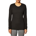 thumbnail image 1 of Women's Micro Waffle Premium Thermal Crew Top, 1 of 7