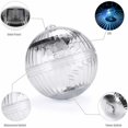 thumbnail image 2 of Luz flotante para piscina, luz solar para piscina, 2 luces LED flotantes, cambio automático RGB, lámpara de bola impermeable, luces LED sumergibles con energía solar, 2 of 5
