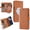 Brown, variant on Dteck for iPhone Air Detachable Wallet Case with Card Holder, 2 in 1 PU Leather Flip Folio Stand Shockproof Phone Cover,Pink