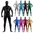 thumbnail image 2 of Medias todo incluido pegadas zentai gelcoat de color sólido para actuación en el escenario disfraz de Halloween, 2 of 6