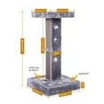 thumbnail image 4 of EASTIN Cat Climbing Tree Tower for Large Cats,Cat Scratching Post with Sisal Scratching Posts for Indoor, Cat Tower Furniture Cat Bed, Gray, 4 of 8